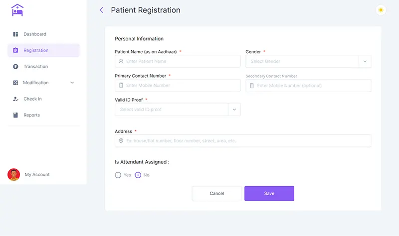 Patient Registration